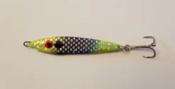 Big Eye Spinnerbaits Black Chartreuse Spoon Verticle Jigs & Spoons