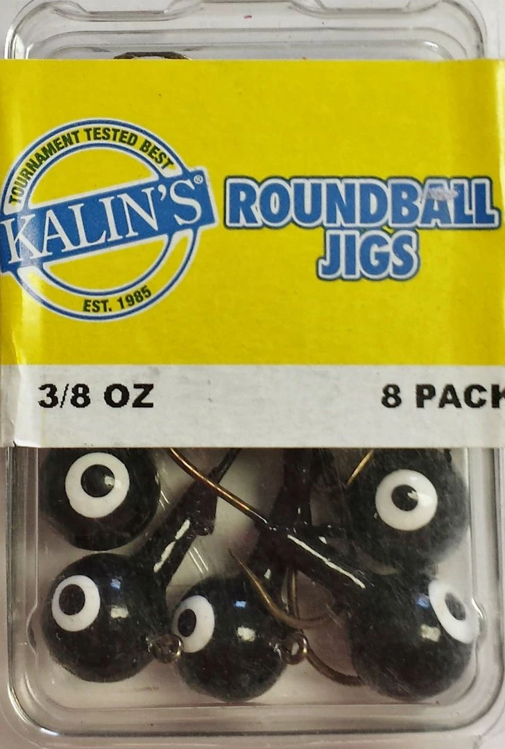 Big Eye Spinnerbaits Black Kalin Jigs 3 Big Eye Spinnerbaits Black Kalin Jigs