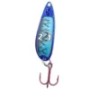 Big Eye Spinnerbaits Ice Fishing Blue/Blue Glow 221 Flutter Spoon
