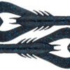 Pitman Creek Googan Baits 3in Krackin Craw Black/Blue Bass Lures