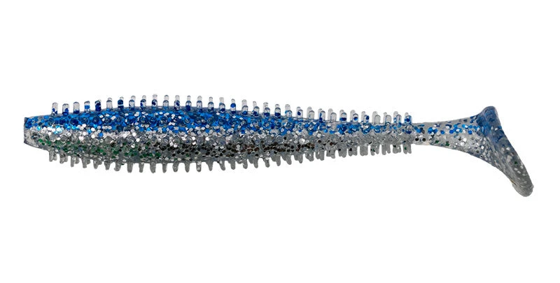 Salmo North America UV Blue Ice Spikey Shad 3 Salmo North America UV Blue Ice Spikey Shad