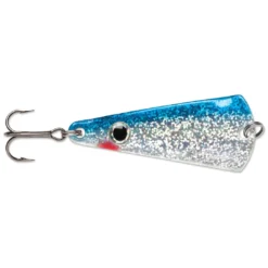Sports Specialists Of MILW INC Ice Fishing Glow Blue Shiner VMC Tingler Spoon