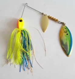 Big Eye Spinnerbaits Big Mac Attack/Gold Real Image Blades