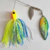 Big Eye Spinnerbaits Big Mac Attack/Silver Real Image Blades
