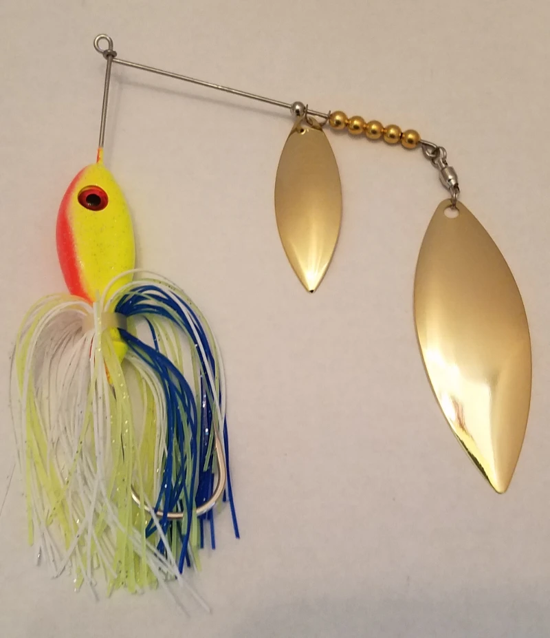 Big Eye Spinnerbaits Big Mac Attack/Gold Spinnerbaits 3 Big Eye Spinnerbaits Big Mac Attack/Gold Spinnerbaits