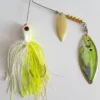 Big Eye Spinnerbaits Char White/Gold Real Imagine Blades