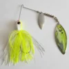 Big Eye Spinnerbaits Char White/Silver Real Image Blades