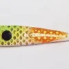 Big Eye Spinnerbaits Verticle Jigs & Spoons Chartreuse Orange/Gold Tape Spoon