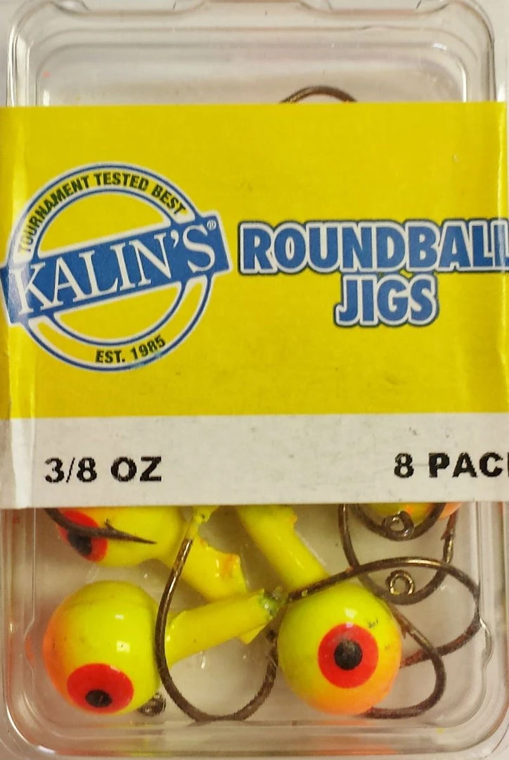 Big Eye Spinnerbaits Chartreuse Orange Kalin Jigs 3 Big Eye Spinnerbaits Chartreuse Orange Kalin Jigs