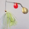 Big Eye Spinnerbaits Char White W/Red & Gold Bass Spinnerbaits
