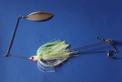 Big Eye Spinnerbaits Chartreuse-White Spinnerbait Rig/SB