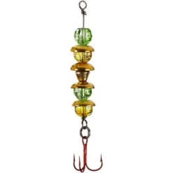 Big Eye Spinnerbaits Ice Fishing Green Yellow Wally Talker