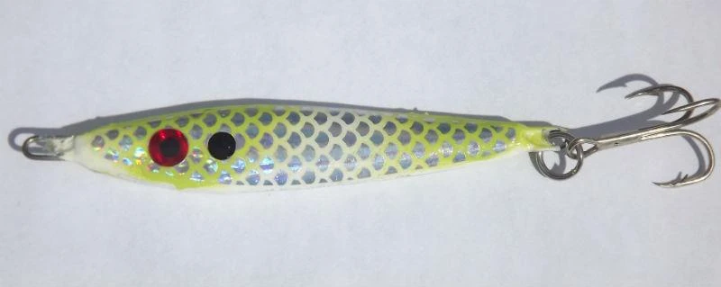 Big Eye Spinnerbaits Chartreuse Spoon Verticle Jigs & Spoons 3 Big Eye Spinnerbaits Chartreuse Spoon Verticle Jigs & Spoons