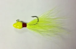 Big Eye Spinnerbaits BT 04-Chartreuse Buck Tail Jig
