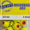 Big Eye Spinnerbaits Chartreuse Kalin Jigs 2 Big Eye Spinnerbaits Chartreuse Kalin Jigs