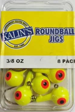 Big Eye Spinnerbaits Chartreuse Kalin Jigs