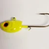Big Eye Spinnerbaits Chartreuse Yellow Shiner W/Keeper Jigs