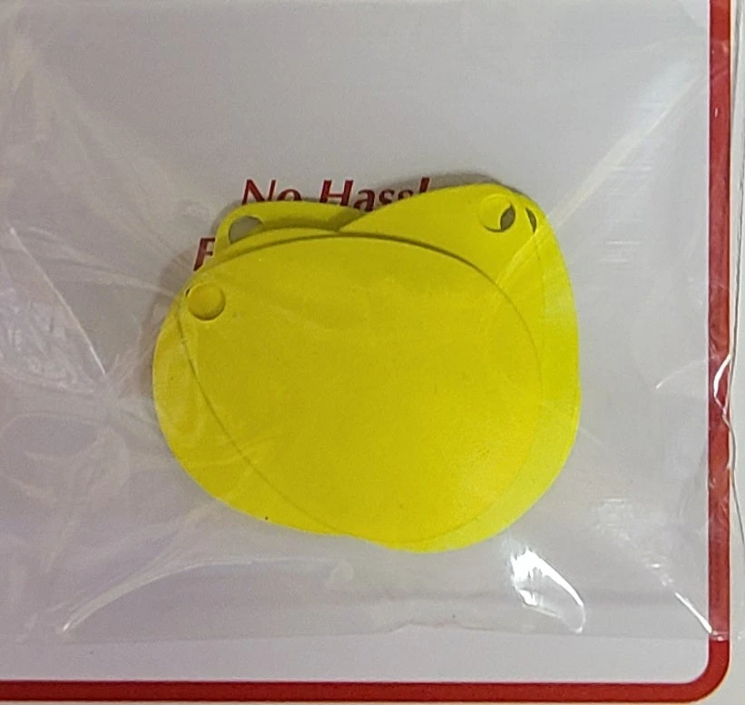 Quick Change QC Chartreuse Colorado Blades 3 Quick Change QC Chartreuse Colorado Blades