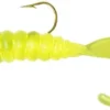 Pitman Creek Chartreuse Rigged Curl Tail Grub Jigs 2 Pitman Creek Chartreuse Rigged Curl Tail Grub Jigs