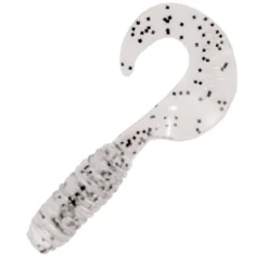 Acme Tackle Clear Salt And Pepper Lunker Grub Soft Baits