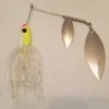 Big Eye Spinnerbaits Clear Water Magic/Silver Spinnerbaits 2 Big Eye Spinnerbaits Clear Water Magic/Silver Spinnerbaits
