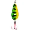 Big Eye Spinnerbaits Firetiger Glow Spoon Ice Fishing 1 Big Eye Spinnerbaits Firetiger Glow Spoon Ice Fishing