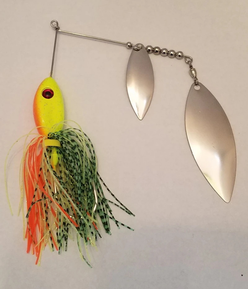 Big Eye Spinnerbaits Fire Tiger/Silver Spinnerbaits 3 Big Eye Spinnerbaits Fire Tiger/Silver Spinnerbaits