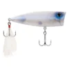 Big Eye Spinnerbaits Ghost White Bullet Pop Bass Lures 1 Big Eye Spinnerbaits Ghost White Bullet Pop Bass Lures