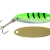Big Eye Spinnerbaits Ice Fishing Kastmaster Glow Green Tiger 1 Big Eye Spinnerbaits Ice Fishing Kastmaster Glow Green Tiger