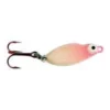 Big Eye Spinnerbaits Ice Fishing Glow Red Frostee Spoon 2 Big Eye Spinnerbaits Ice Fishing Glow Red Frostee Spoon