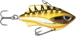 Sports Specialists Of MILW INC Gold Chrome Tiger Rap-V Blade Rapala
