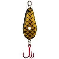 Big Eye Spinnerbaits Ice Fishing Gold Scale Glow Spoon