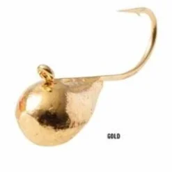 Big Eye Spinnerbaits Ice Fishing Gold The Drop Tungsten Jig