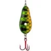 Big Eye Spinnerbaits Ice Fishing Golden Perch Glow Spoon 2 Big Eye Spinnerbaits Ice Fishing Golden Perch Glow Spoon