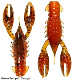 Sports Specialists Of MILW INC Green Pumpkin Orange ZMan TRD Crawz 2.5" 6pk Bass Lures
