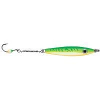 Big Eye Spinnerbaits Green Fire UV Rocker Spoon Ice Fishing
