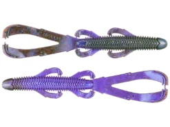 Pitman Creek Green Pumpkin Purple Googan Trench Hawg 4.65 Bass Lures