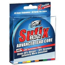 Big Eye Spinnerbaits Sufix 832 Advance Lead Core Fishing Line