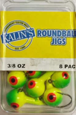 Big Eye Spinnerbaits Chartreuse Green Kalin Jigs