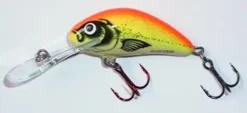 Big Eye Spinnerbaits Hard Baits Orange Luminescent Custom Hornet Size 4