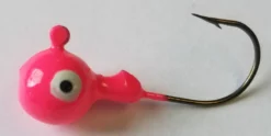 Big Eye Spinnerbaits Jigs Pink Round Head Jig