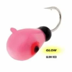 Big Eye Spinnerbaits Glow Red The Drop Tungsten Jig