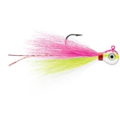 Rapala Pink Fire Bucktail Jig 1/4