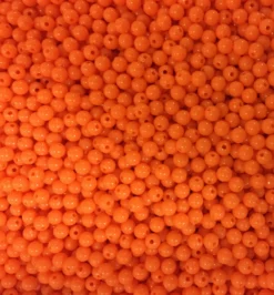 Big Eye Spinnerbaits Plain Blaze Orange Beads