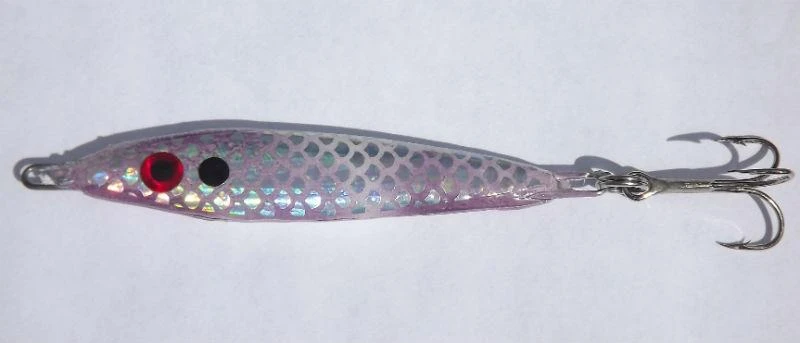 Big Eye Spinnerbaits Purple Spoon 3 Big Eye Spinnerbaits Purple Spoon