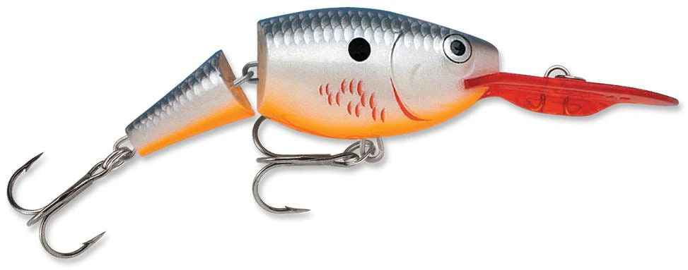Big Eye Spinnerbaits Rapala Jointed Bleeding Original Shad 3 Big Eye Spinnerbaits Rapala Jointed Bleeding Original Shad