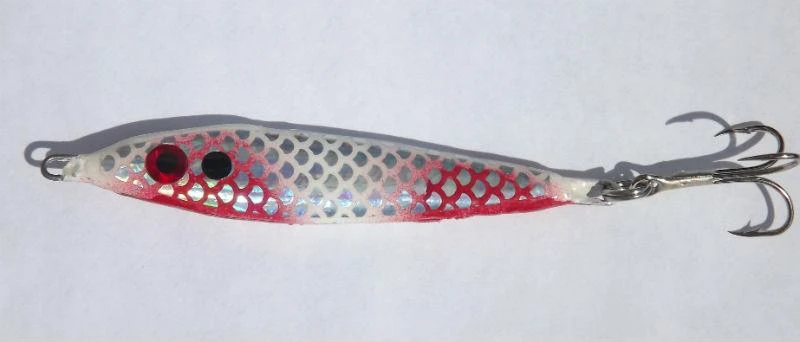 Big Eye Spinnerbaits Red Spoon 3 Big Eye Spinnerbaits Red Spoon