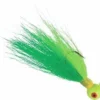 Hard And Soft Fishing Kalins Bucktail Jigs Glow/Green/Chartreuse