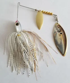 Big Eye Spinnerbaits Shad/Gold Real Image Blades