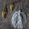 Big Eye Spinnerbaits 1/4 Oz Shad/Gold Blades Small Spinnerbaits